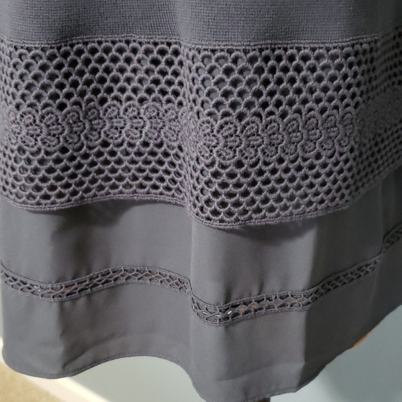 LOFT gray dressy crewneck sweater - Picture 5 of 8